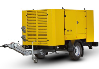 Винтовой компрессор Atmos PDP 190-12 (на шасси, рег. высота, без тормозов)
