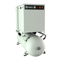 Компрессор спиральный "REMEZA" KC 7-8-270 Д (с осушителем)