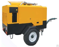 Компрессор винтовой "REMEZA" ДК-12/7 (на шасси)