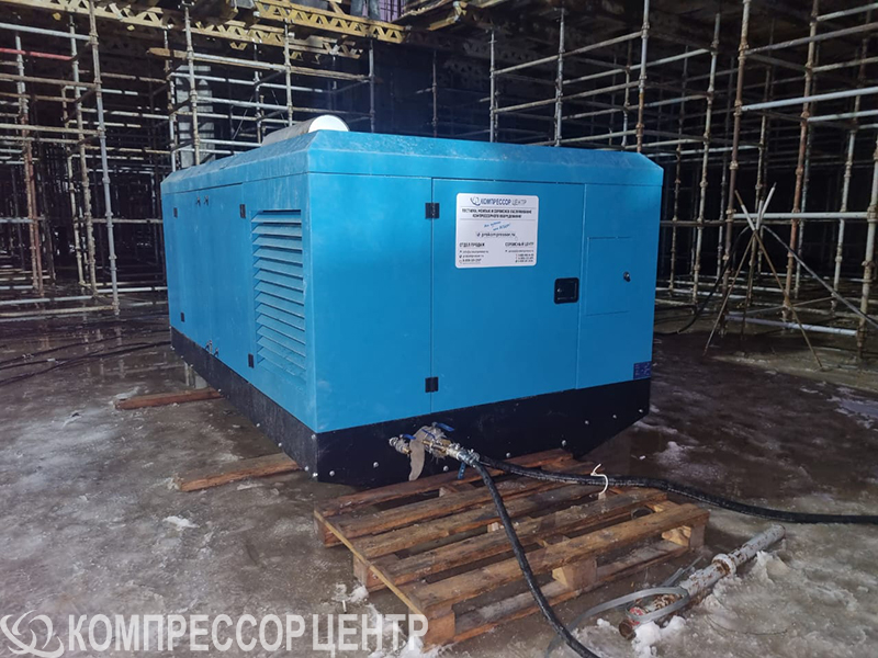 Дизельный винтовой компрессор 2