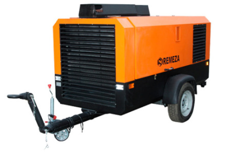 Компрессор винтовой "REMEZA" ДК-12/12 B (на шасси)