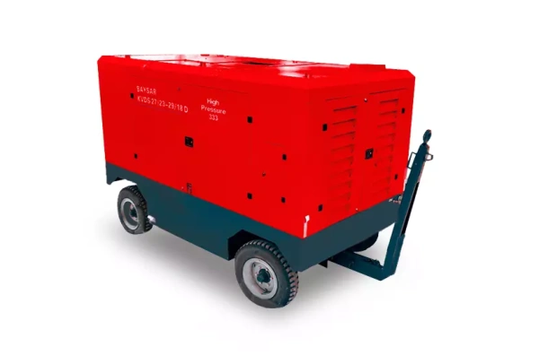 Передвижной компрессор Baysar KVDS 27/23-29/18
